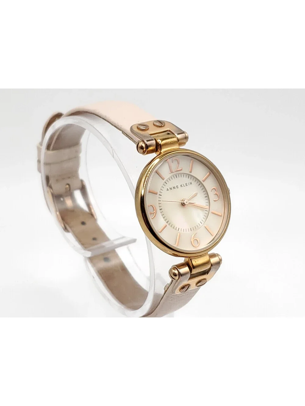 Anne Klein Women Watch New Battery Rose Gold Tone MOP Dial 26mm